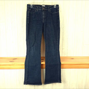 Lee Lower on Waist Bootcut Dark Wash Blue Jeans